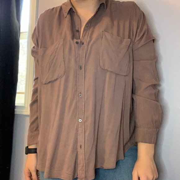 Mudd Button Up Blouse - Picture 2 of 4